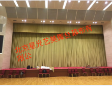 后台幕布定做案例